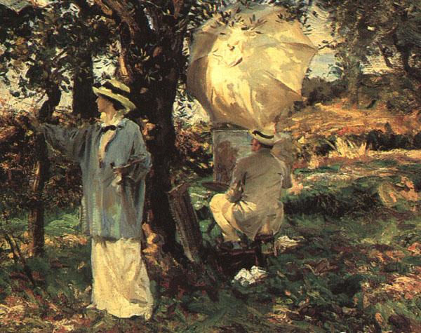 John Singer Sargent The Sketchers